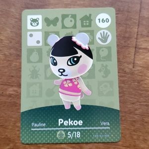 Pekoe Amiibo Card